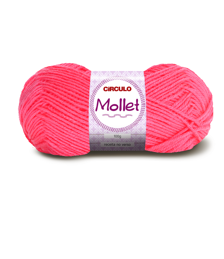 LANA MOLLET CIRCULO 784 ROSA NEON